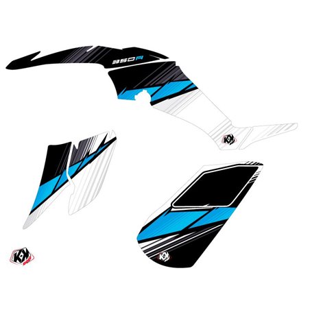 Kit Déco Quad Stripe Yamaha 350 Raptor Noir (2005-2015)