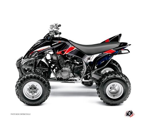 Kit Déco Quad Stripe Yamaha 350 Raptor Rouge (2005-2015)