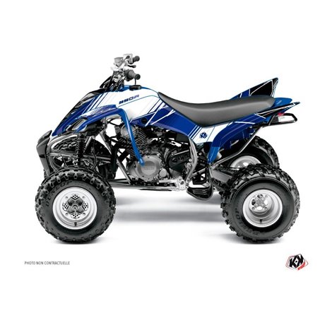 Kit Déco Quad Stripe Yamaha 350 Raptor Bleu Nuit (2005-2015)