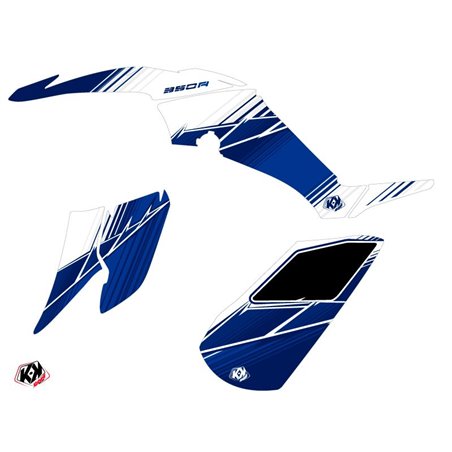 Kit Déco Quad Stripe Yamaha 350 Raptor Bleu Nuit (2005-2015)