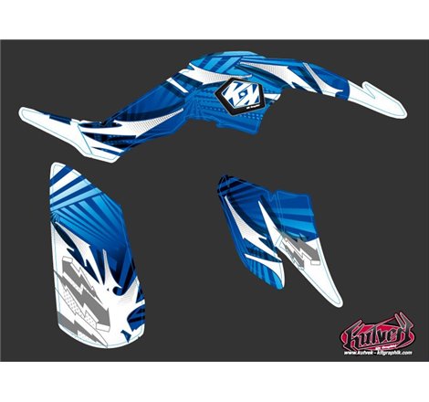 Kit Déco Quad Graff Yamaha 350 Raptor Bleu (2005-2015)
