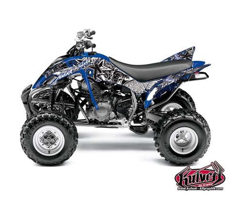 Kit Déco Quad Demon Yamaha 350 Raptor Bleu (2005-2015)