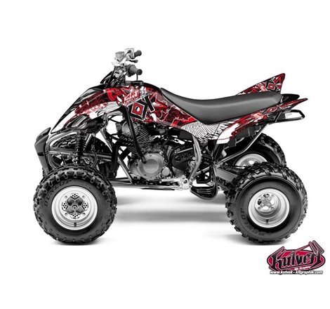 Kit Déco Quad Demon Yamaha 350 Raptor Rouge (2005-2015)