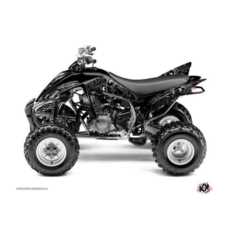 Kit Déco Quad Zombies Dark Yamaha 350 Raptor Noir (2005-2015)