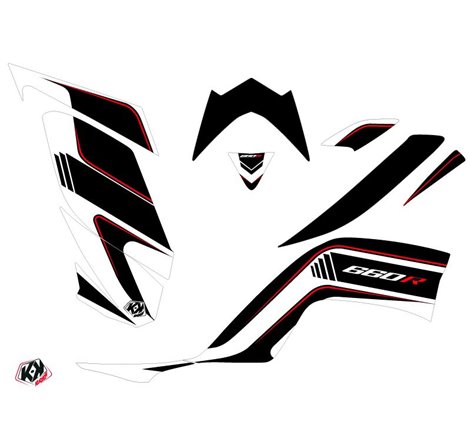 Kit Déco Quad Corporate Yamaha 660 Raptor Noir (2001-2005)