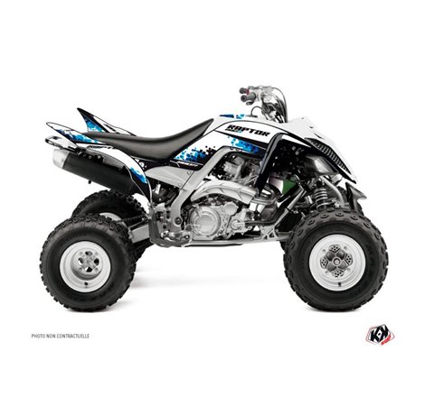 Kit Déco Quad Hangtown Yamaha 660 Raptor Bleu (2001-2005)