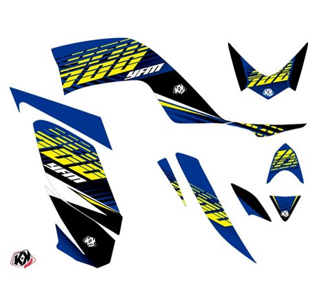 Kit Déco Quad Flow Yamaha 660 Raptor Jaune (2001-2005)