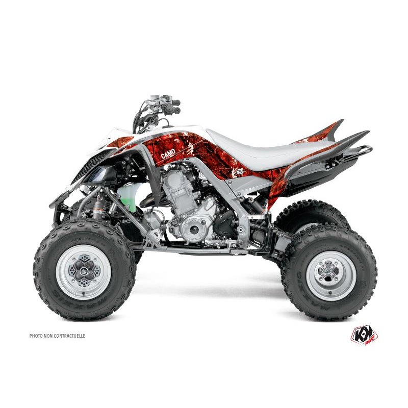 Kit Déco Quad Camo Yamaha 660 Raptor Rouge (2001-2005)