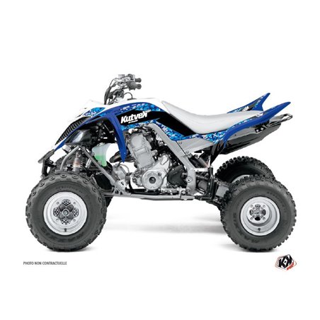 Kit Déco Quad Predator Yamaha 660 Raptor Bleu (2001-2005)