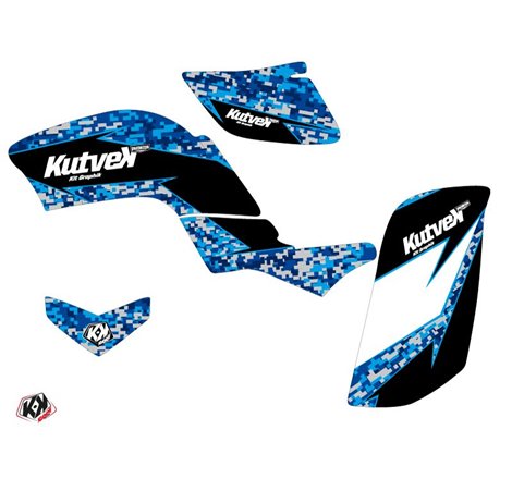 Kit Déco Quad Predator Yamaha 660 Raptor Bleu (2001-2005)