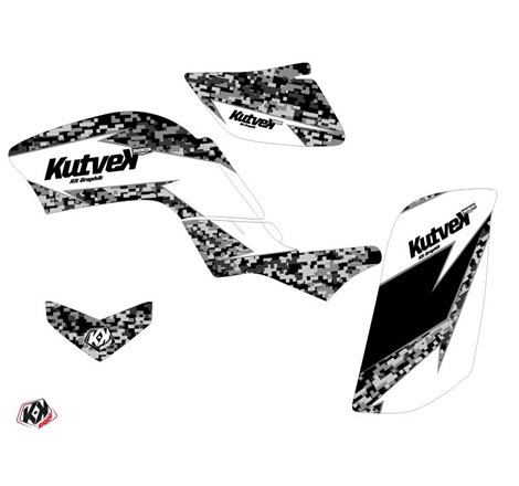 Kit Déco Quad Predator Yamaha 660 Raptor Blanc (2001-2005)