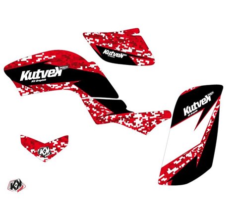 Kit Déco Quad Predator Yamaha 660 Raptor Rouge (2001-2005)