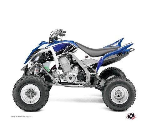 Kit Déco Quad Stripe Yamaha 660 Raptor Bleu (2001-2005)