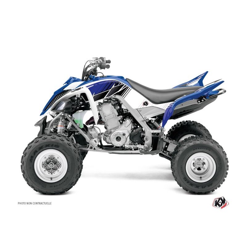 Kit Déco Quad Stripe Yamaha 660 Raptor Bleu (2001-2005)