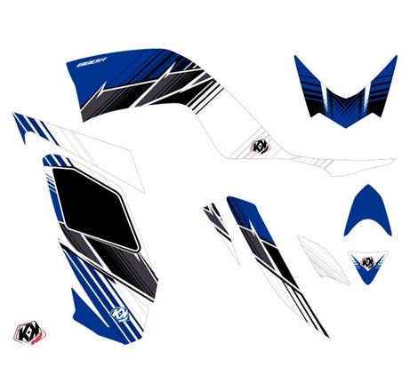 Kit Déco Quad Stripe Yamaha 660 Raptor Bleu (2001-2005)