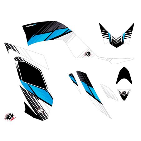 Kit Déco Quad Stripe Yamaha 660 Raptor Noir (2001-2005)