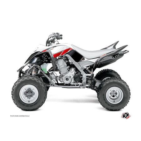 Kit Déco Quad Stripe Yamaha 660 Raptor Rouge (2001-2005)