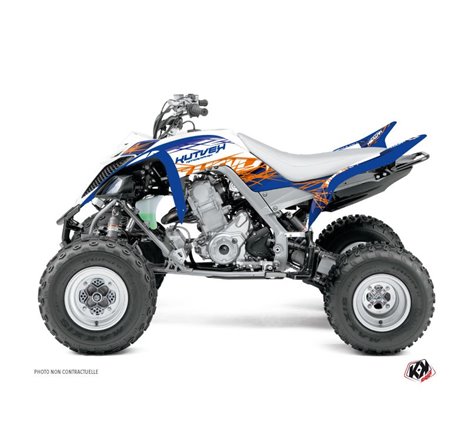 Kit Déco Quad Eraser Yamaha 660 Raptor Bleu Orange (2001-2005)