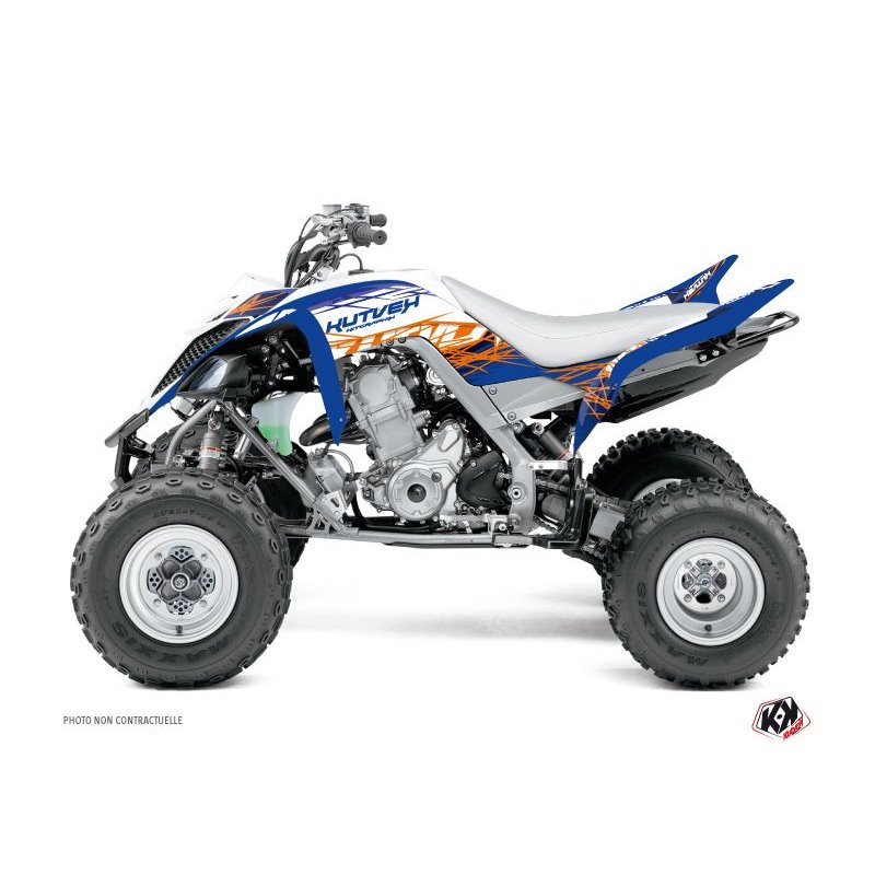 Kit Déco Quad Eraser Yamaha 660 Raptor Bleu Orange (2001-2005)
