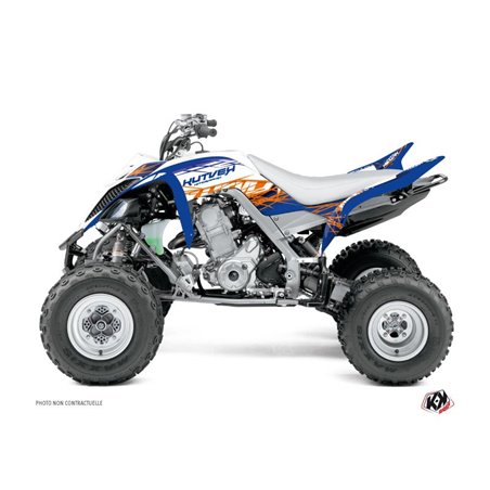 Kit Déco Quad Eraser Yamaha 660 Raptor Bleu Orange (2001-2005)
