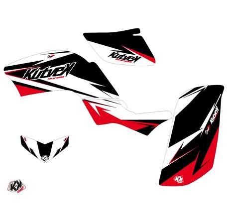 Kit Déco Quad Stage Yamaha 660 Raptor Noir Rouge (2001-2005)