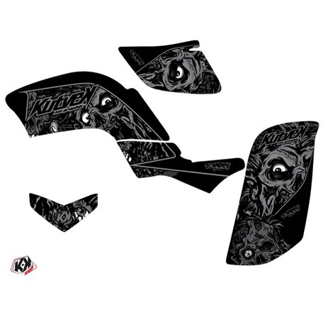 Kit Déco Quad Zombies Dark Yamaha 660 Raptor Noir (2001-2005)