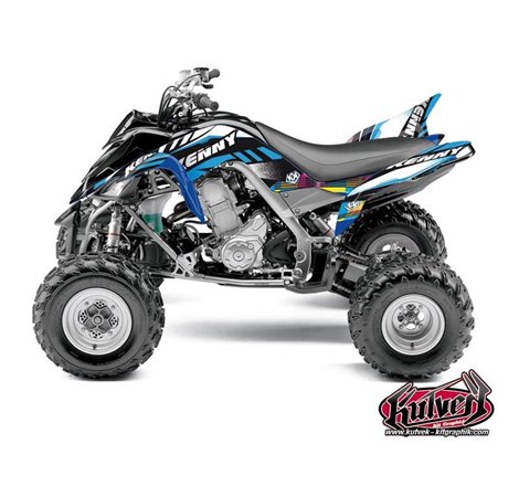 Kit Déco Quad Kenny Yamaha 700 Raptor Bleu (2006-2012)