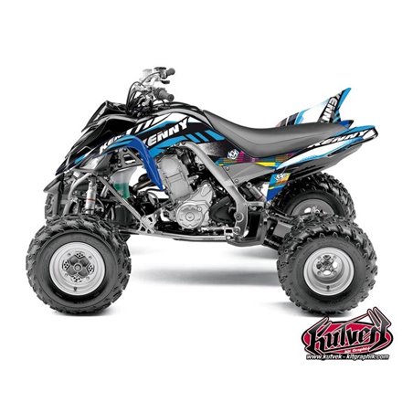 Kit Déco Quad Kenny Yamaha 700 Raptor Bleu (2006-2012)