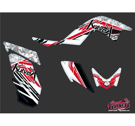 Kit Déco Quad Spirit Yamaha 700 Raptor Rouge (2006-2012)