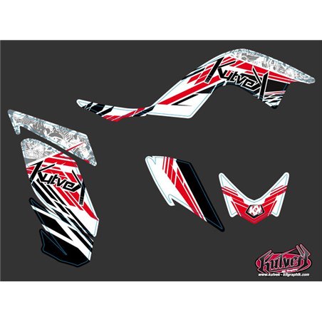 Kit Déco Quad Spirit Yamaha 700 Raptor Rouge (2006-2012)