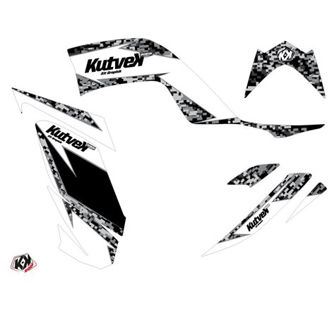 Kit Déco Quad Predator Yamaha 700 Raptor Blanc (2006-2012)