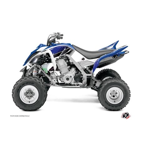 Kit Déco Quad Stripe Yamaha 700 Raptor Bleu (2006-2012)