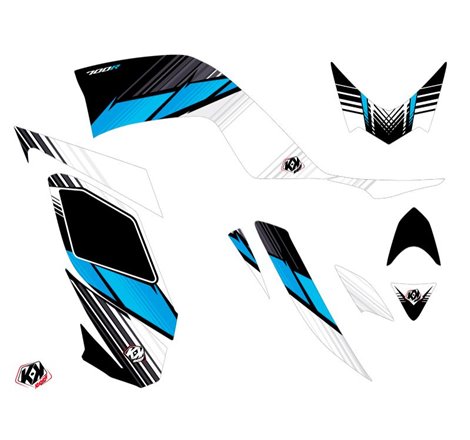 Kit Déco Quad Stripe Yamaha 700 Raptor Noir (2006-2012)