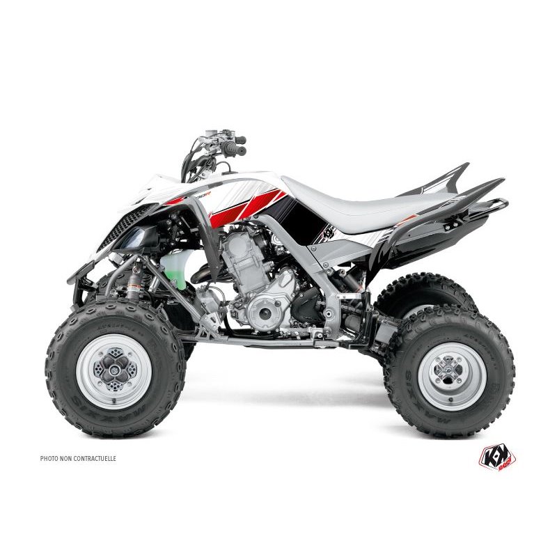 Kit Déco Quad Stripe Yamaha 700 Raptor Rouge (2006-2012)