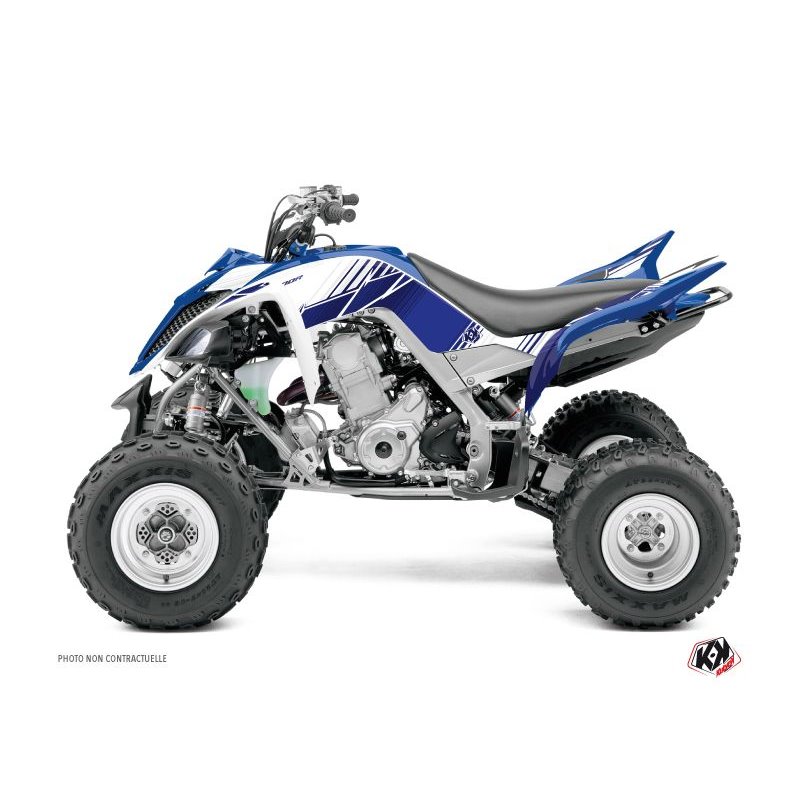 Kit Déco Quad Stripe Yamaha 700 Raptor Bleu Nuit (2006-2012)