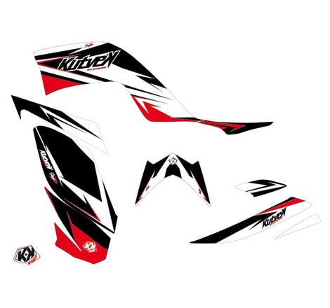 Kit Déco Quad Stage Yamaha 700 Raptor Noir Rouge (2006-2012)