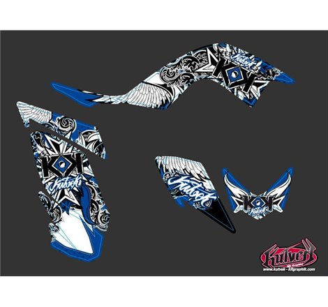 Kit Déco Quad Demon Yamaha 700 Raptor Bleu (2006-2012)