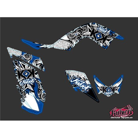 Kit Déco Quad Demon Yamaha 700 Raptor Bleu (2006-2012)