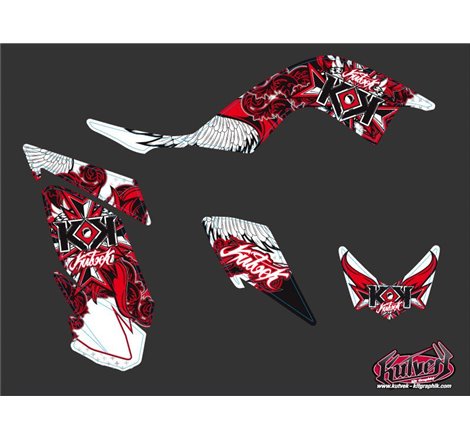 Kit Déco Quad Demon Yamaha 700 Raptor Rouge (2006-2012)