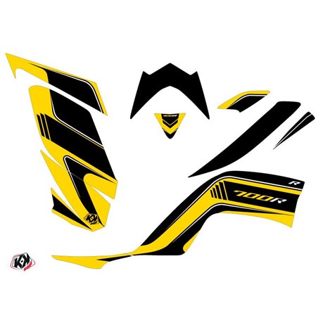 Kit Déco Quad Corporate Yamaha 700 Raptor Jaune 60th Anniversary (2006-2012)