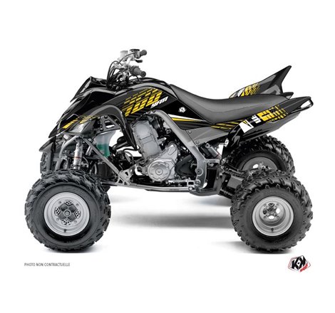 Kit Déco Quad Flow Yamaha 700 Raptor Jaune 60th Anniversary (2006-2012)