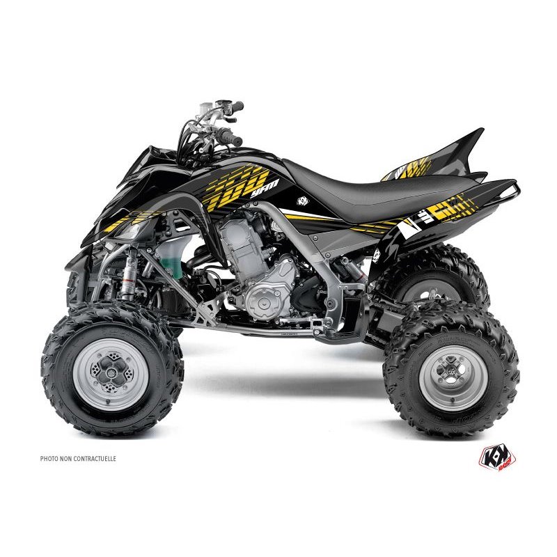 Kit Déco Quad Flow Yamaha 700 Raptor Jaune 60th Anniversary (2006-2012)