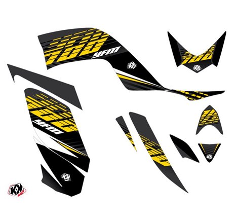 Kit Déco Quad Flow Yamaha 700 Raptor Jaune 60th Anniversary (2006-2012)
