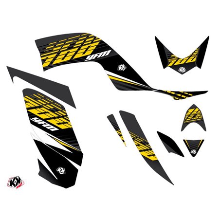 Kit Déco Quad Flow Yamaha 700 Raptor Jaune 60th Anniversary (2006-2012)