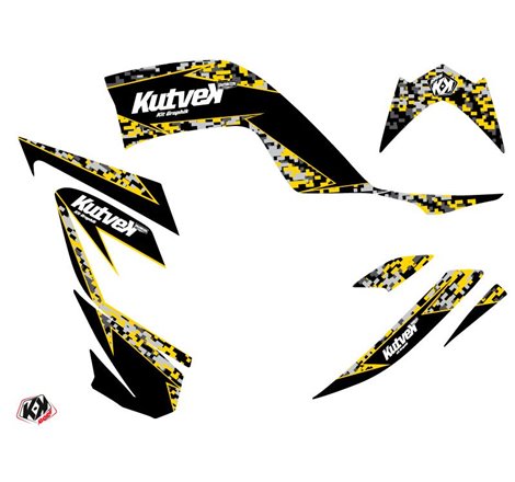 Kit Déco Quad Predator Yamaha 700 Raptor Jaune 60th Anniversary (2006-2012)