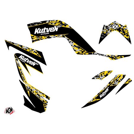 Kit Déco Quad Predator Yamaha 700 Raptor Jaune 60th Anniversary (2006-2012)