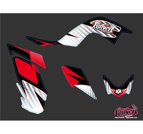 Kit Déco Quad Factory Yamaha 700 Raptor Rouge (2013-2023)
