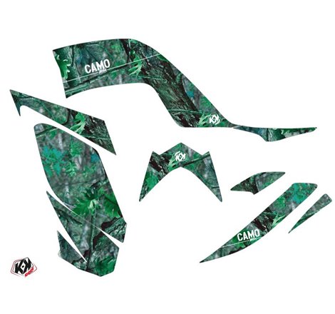 Kit Déco Quad Camo Yamaha 700 Raptor Vert (2013-2023)
