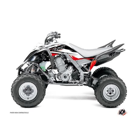 Kit Déco Quad Stage Yamaha 700 Raptor Noir Rouge (2013-2023)