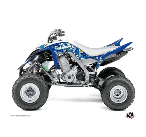 Kit Déco Quad Freegun Eyed Yamaha 700 Raptor Bleu (2013-2023)